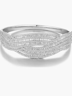 FZN Cubic Zirconia Bangle Bracelet